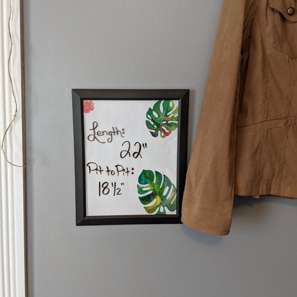 JM Collection Petite Faux Suede Jacket Size 4P - Picture 8 of 8